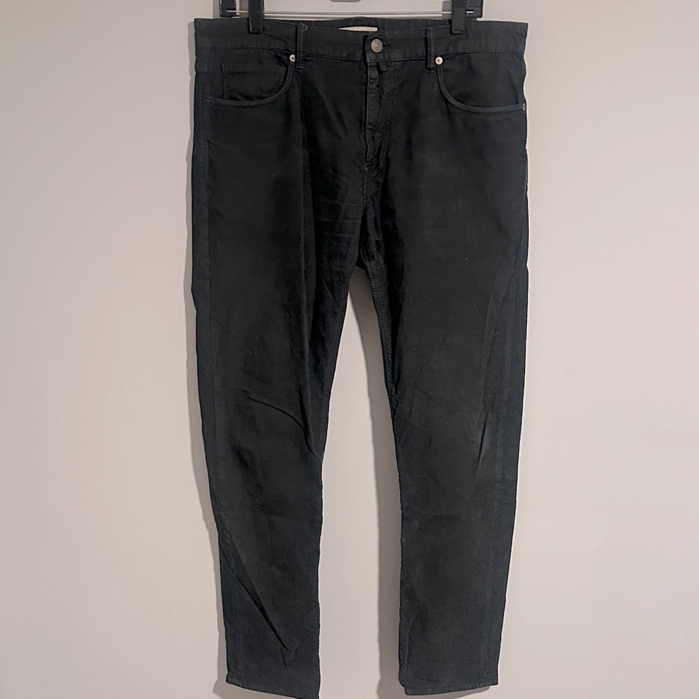 Mens Incotex Corduroy Straight Leg Pants